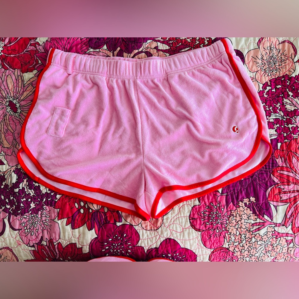 Glossier Soft Pink Summer Lounge Shorts